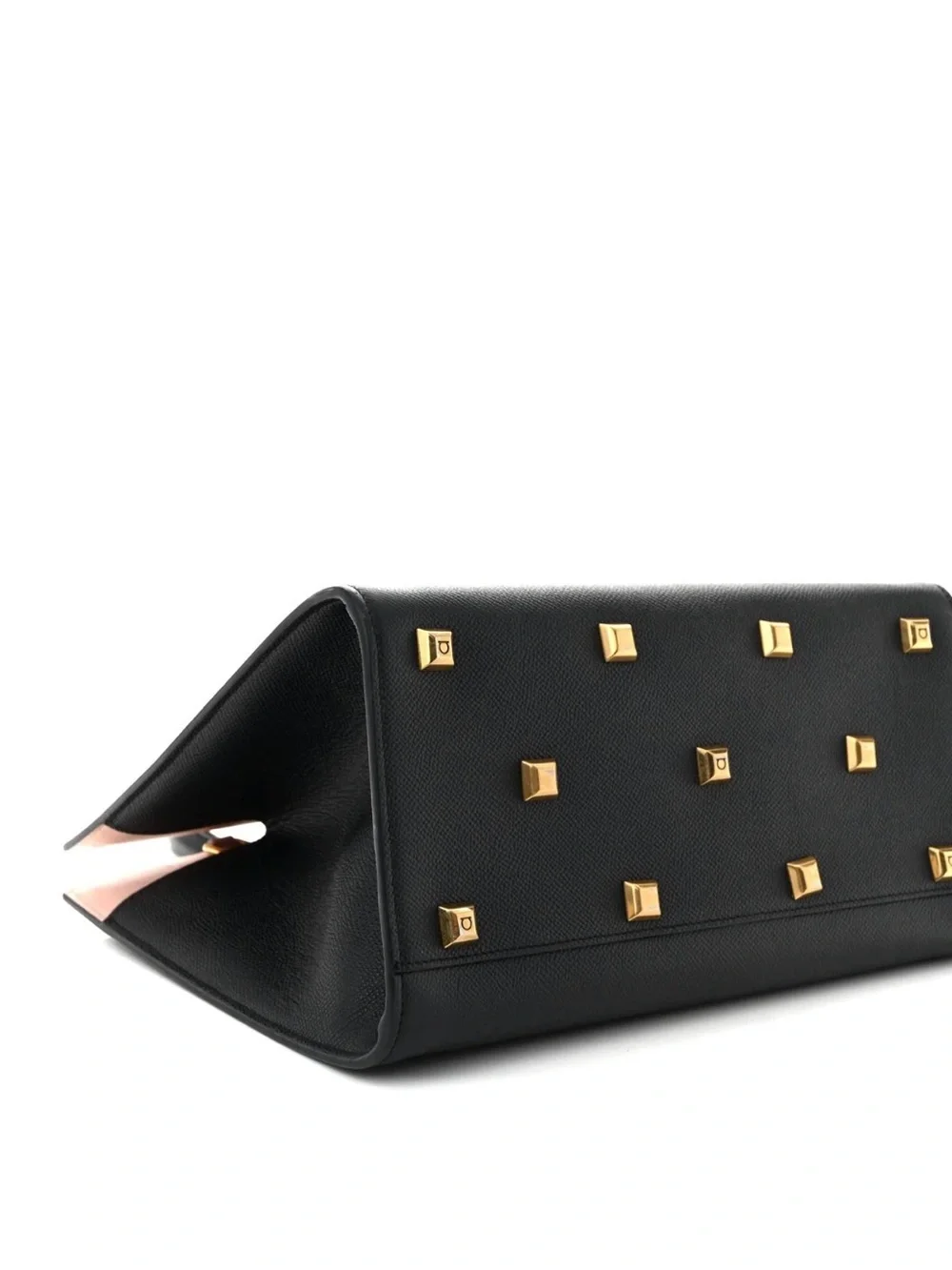 Salvatore Ferragamo The Studio Box Bag Black